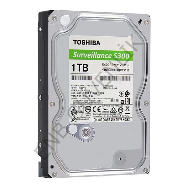 Toshiba Harddisk 1tb 7/24 Surveillance S300 TOSHIBA