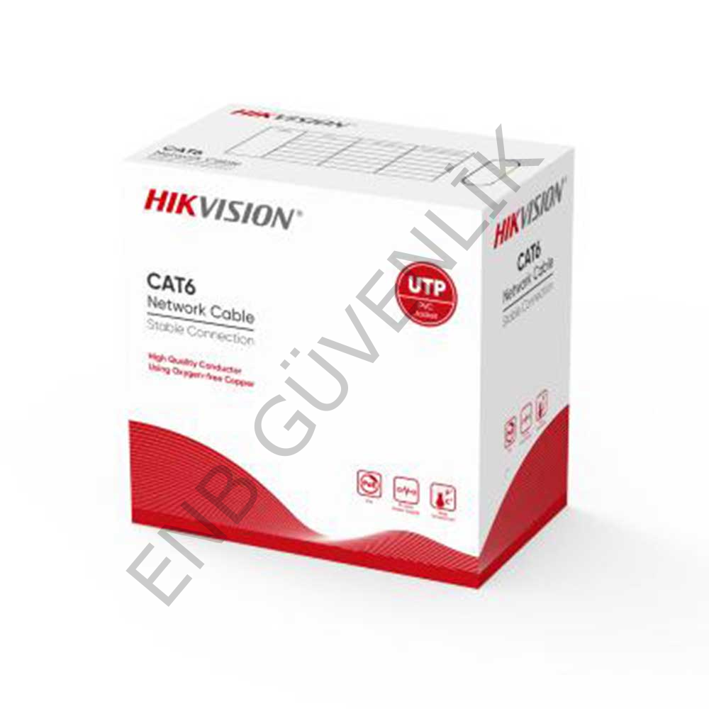 Hikvision DS-1LN6U-G CAT6 UTP 305 m Network Kablosu