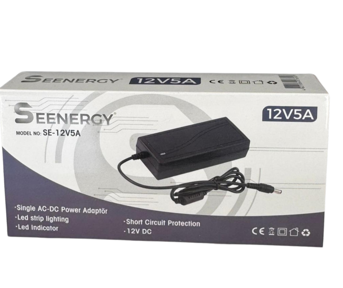 Seenergy SE-12V5A 12V 5 Amper  Adaptör