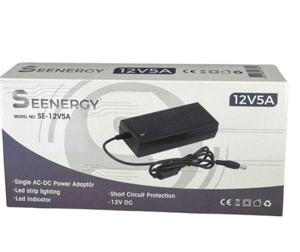Seenergy SE-12V5A 12V 5 Amper  Adaptör