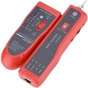 AR-868 Kablo Bulucu – Sesli ve Işıklı Hat Takip Cihazı, RJ11/RJ45 Uyumlu, Test ve Tanımlama