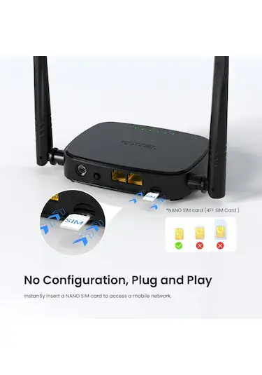 Tenda 4G03 Pro 300 Mbps 4G LTE Router