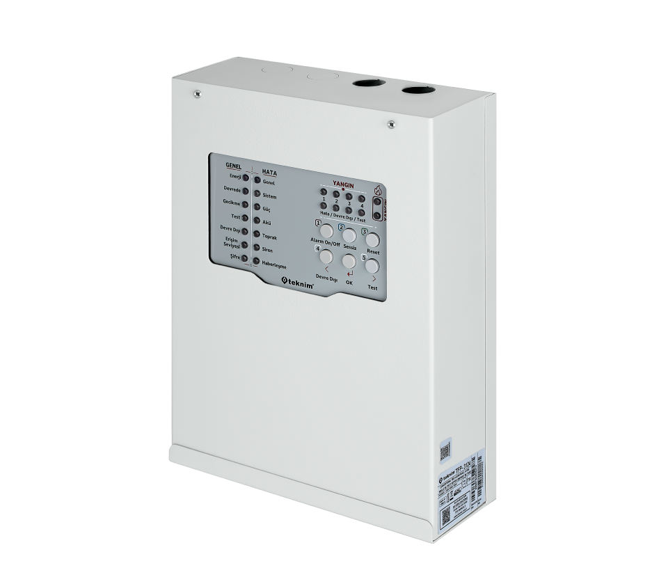 Teknim TFP-3124 4 Bölgeli Konvansiyonel Yangın Alarm Paneli