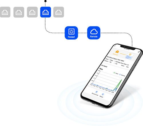 Reyee RG-ES209GC-P 9 Portlu Gigabit 8 Port Poe(120w) Yönetilebilir Switch