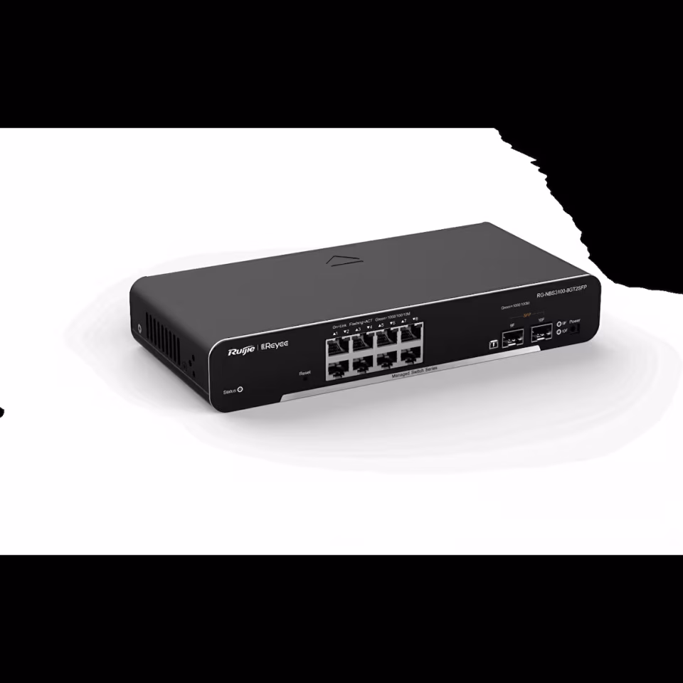 Ruijie RG-NBS3100-8GT2SFP-P 8 Port 10/100/1000 Mbps Gigabit Switch