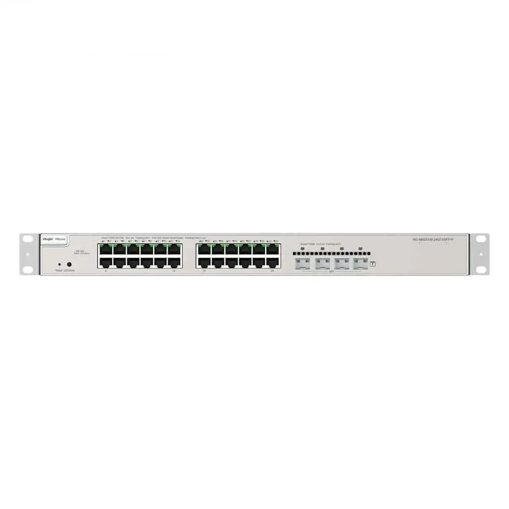 Ruijie Reyee RG-NBS5100-24GT4SFP-P 24 Port 4xSFP 10/100/1000 Gigabit L2+ Yönetilebilir Poe Switch