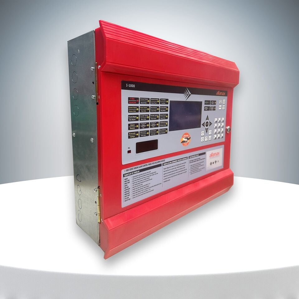 ALFAMAX  I-1000-2 2 LOOP ADRESLİ YANGIN ALGILAMA PANELİ