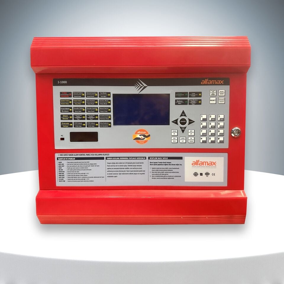 ALFAMAX  I-1000-3 3 LOOP ADRESLİ YANGIN ALGILAMA PANELİ