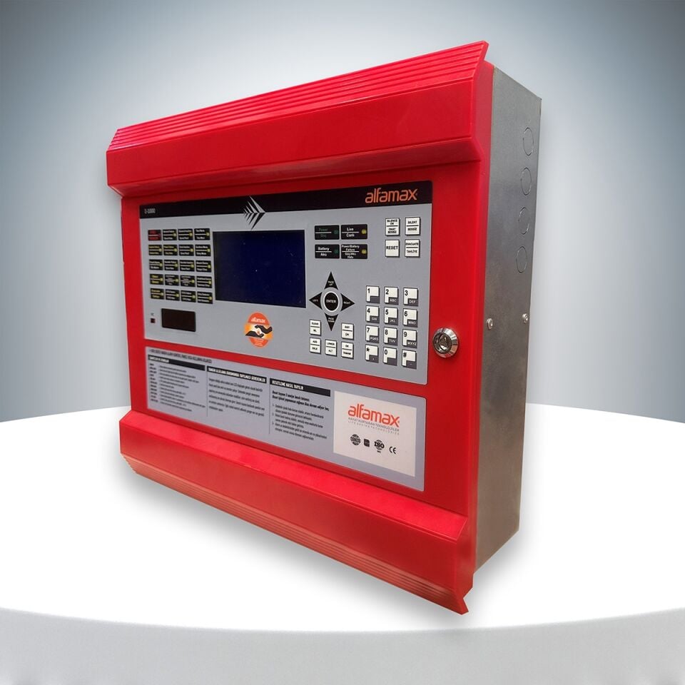 ALFAMAX  I-1000-3 3 LOOP ADRESLİ YANGIN ALGILAMA PANELİ