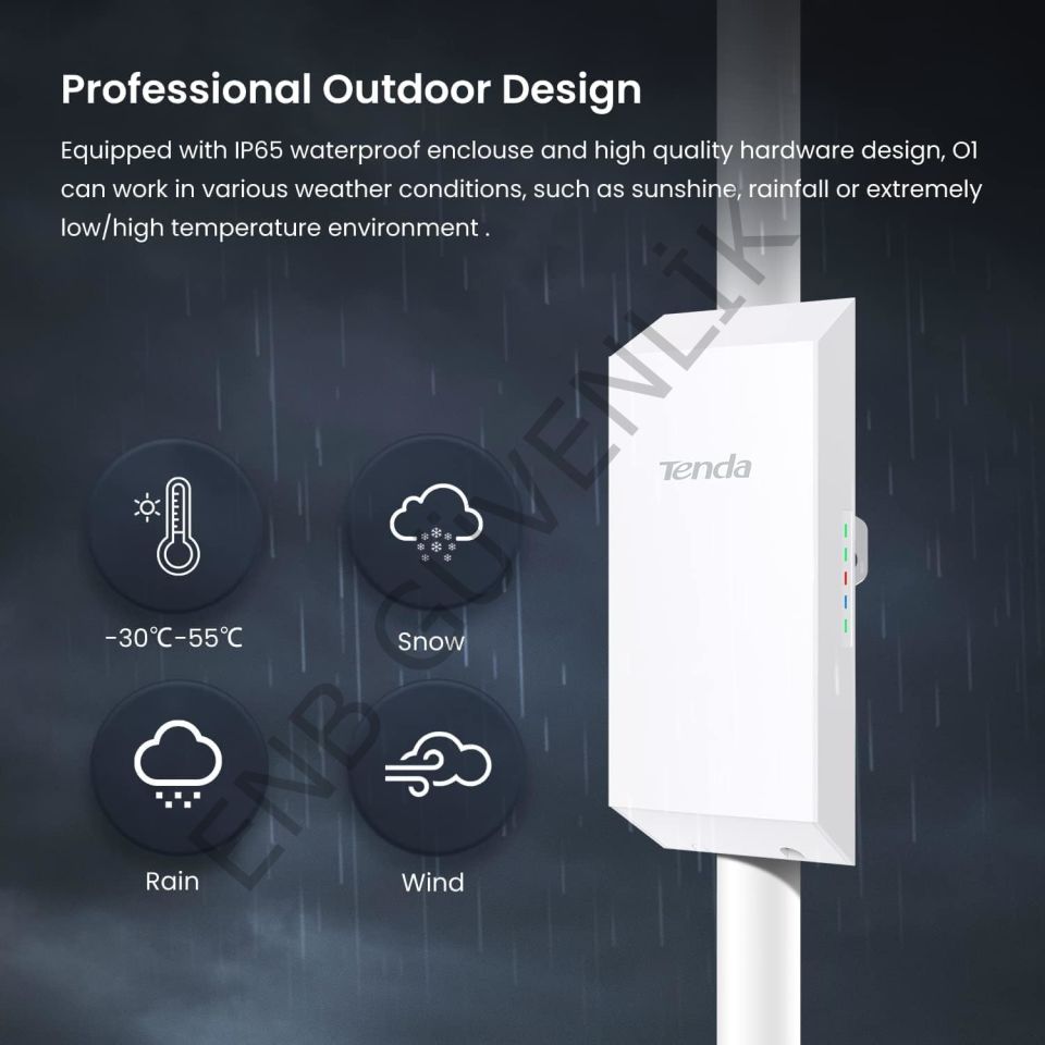 Tenda O1 300 Mbps Dış Mekan Access Point