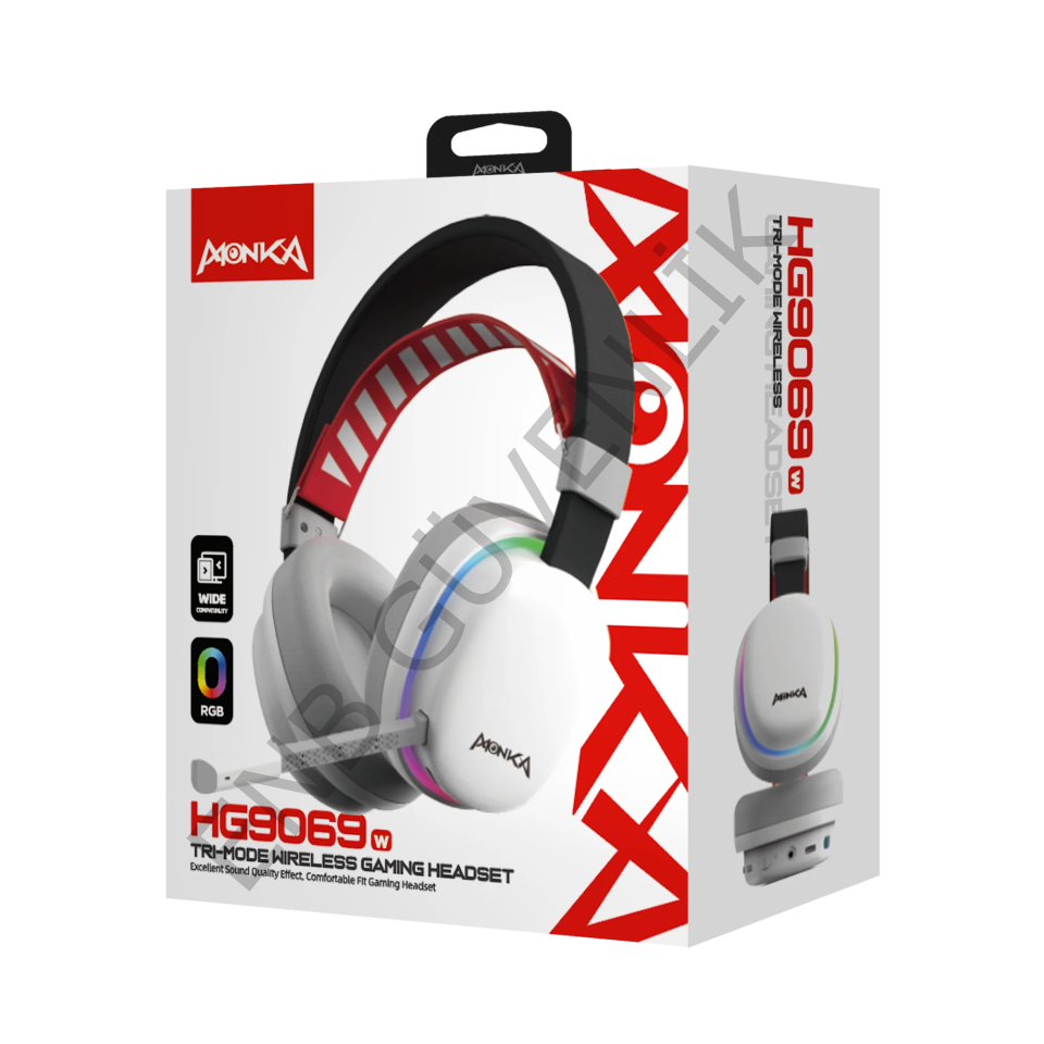 MARVO Monka Echo HG9069W Kablosuz Stereo Oyun Kulaklığı