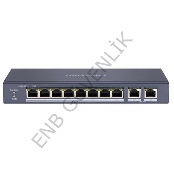 HIKVISION DS-3E0310P-E/M 8 Bağlantı Noktalı Hızlı Ethernet Yönetilmeyen POE