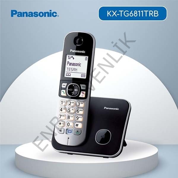 Panasonic Kx Tg6811 Dect Telefon Siyah