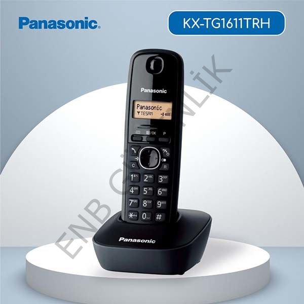 Panasonic Kx Tg1611 Dect Telefon Siyah_Gri Panasonic