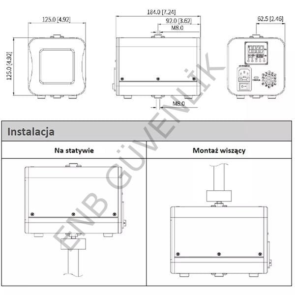 Dahua DH-TPC-HBB-CHW Termografik Kamera Kalibratörü Çalışma Sıcaklığı Kalibrasyon Fırını Yüksek Hassasiyet (Blackbody)