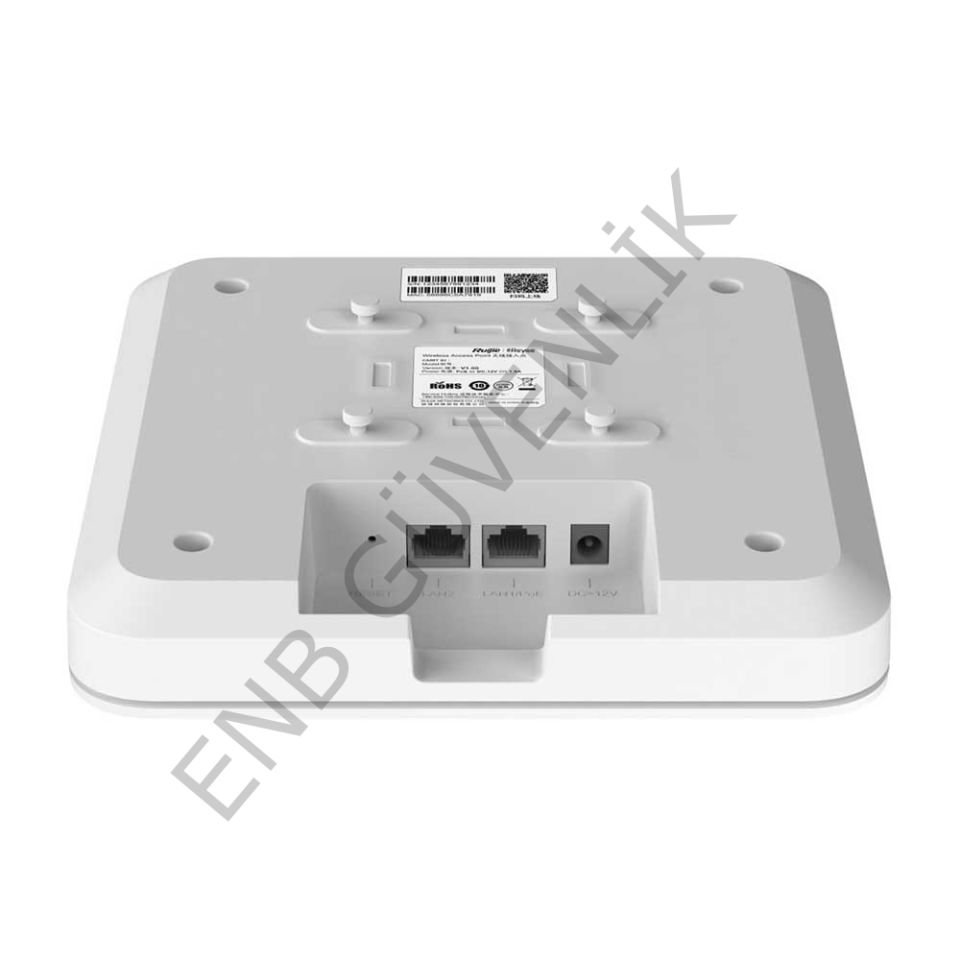 RUİJİE RG-RAP2260(G) Reyee Wi-Fi 6 1775Mbps Tavan Tipi Erişim Noktası