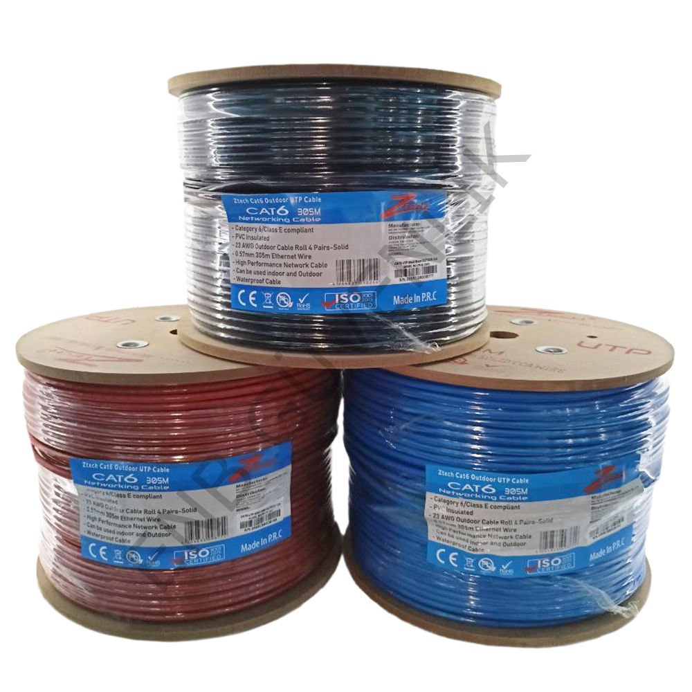 ZTECH 23AWG/4P 0,57MM 305M CAT 6 OUTDOOR KABLO ZTECH