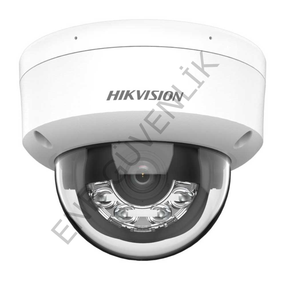 HIKVISION DS-2CD1123G2-LIU(F) 2 MP Smart Hybrid Light Fixed Dome Network Kamera