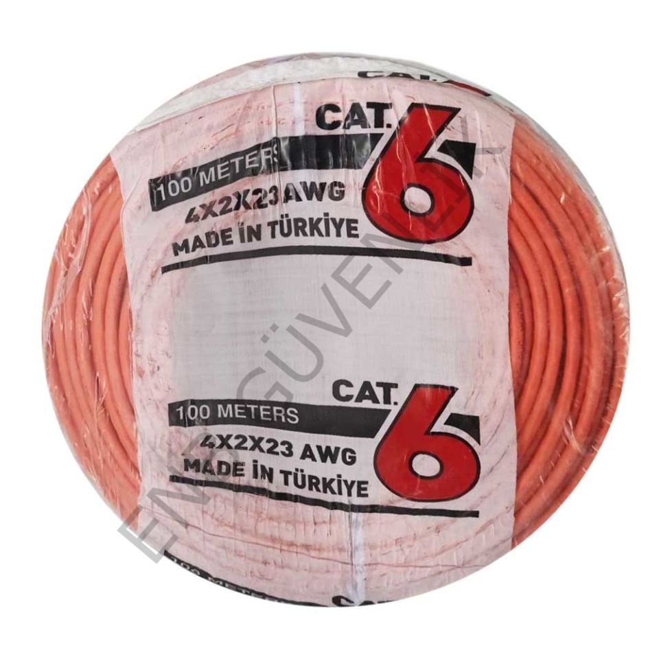 100 MT 4X2 23AWG CAT6 KABLO