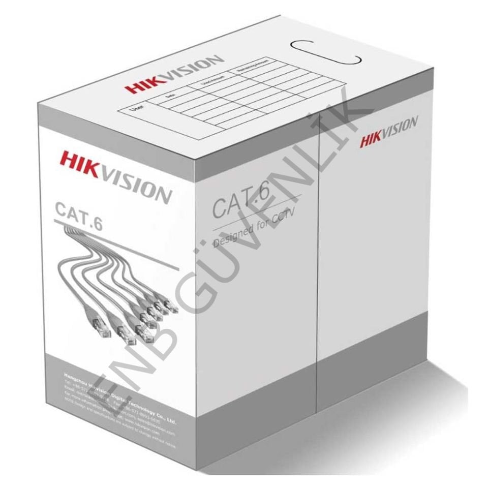 HIKVISION  DS-1LN6UZC0 UTP 24AWG CAT6 KABLO
